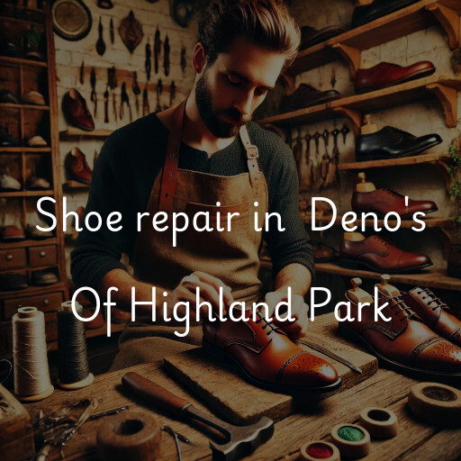 Shoe Repair at  Deno's Of Highland Park