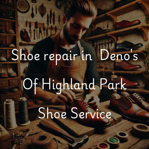 Shoe Repair at  Deno's Of Highland Park Shoe Service