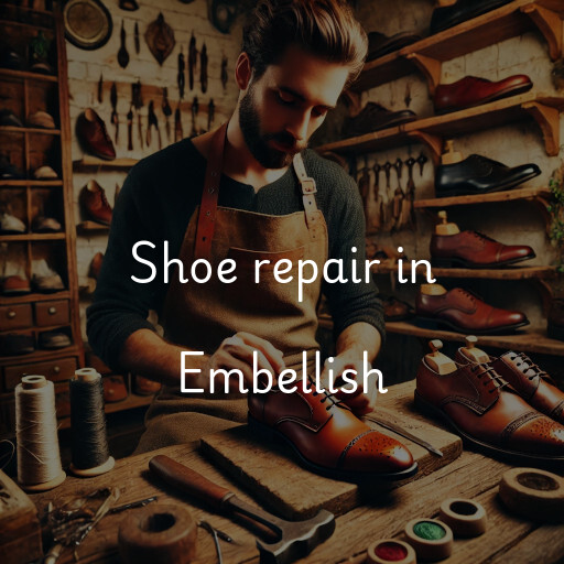 Shoe Repair at  Embellish