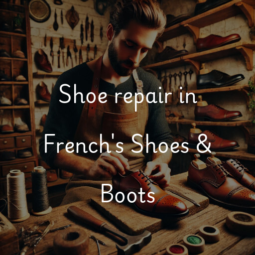 Shoe Repair at  French's Shoes & Boots