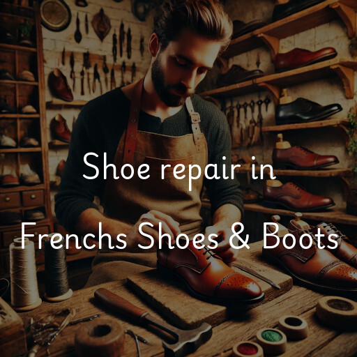 Shoe Repair at  Frenchs Shoes & Boots