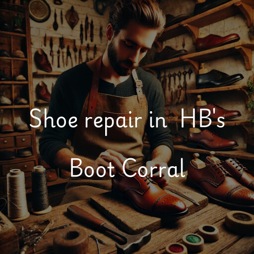 Shoe Repair at  HB's Boot Corral