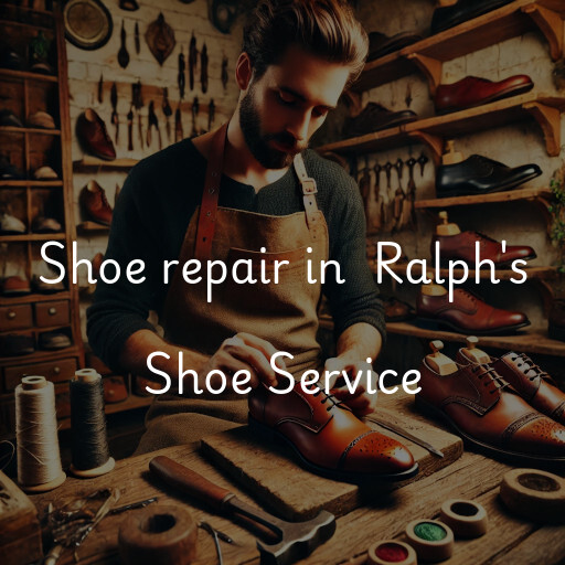 Shoe Repair at  Ralph's Shoe Service