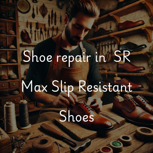 Shoe Repair at  SR Max Slip Resistant Shoes