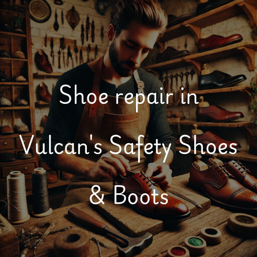 Shoe Repair at  Vulcan's Safety Shoes & Boots