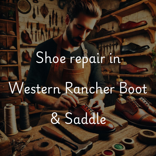 Shoe Repair at  Western Rancher Boot & Saddle